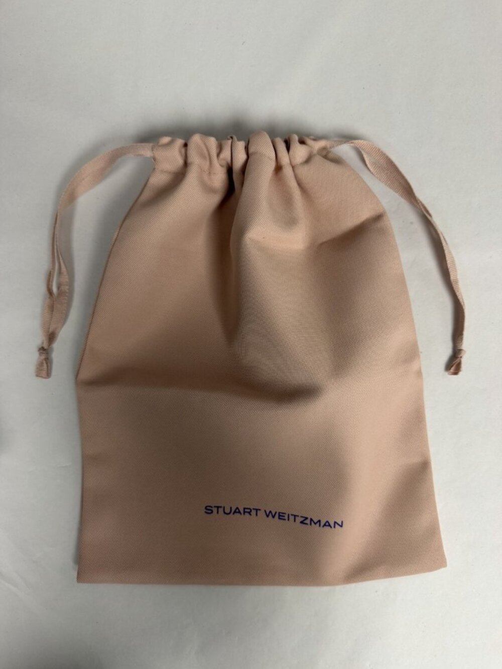 STUART WEITZMAN Pink Drawstring Shoe Dust Storage Travel Bag - 13.5" x 10.5" New